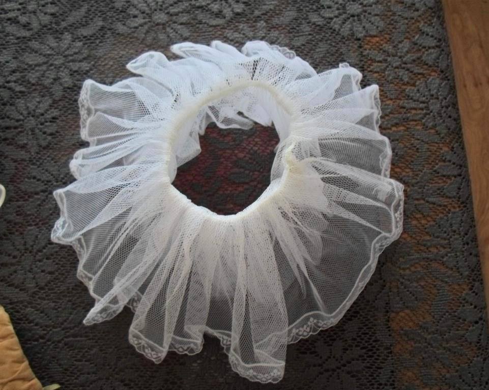 Petticoat /onderrok voor pop. Buikwijdte 23 cm., Ophalen of Verzenden, Pop