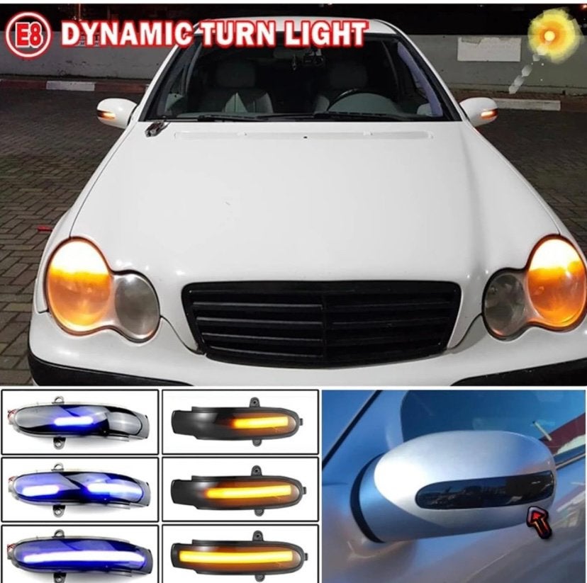LED knipperlichten C Klasse W203 W211 S203 CL203 2001-2007, Auto diversen, Tuning en Styling, Ophalen of Verzenden