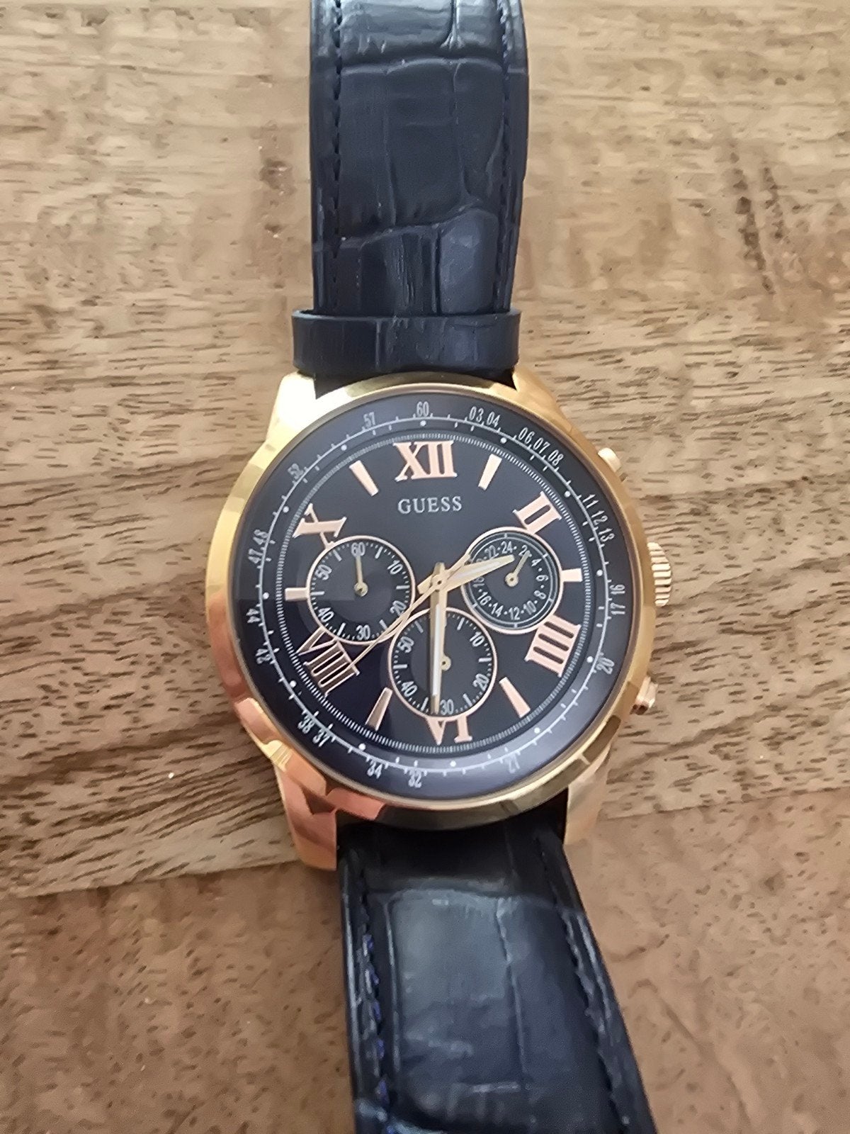 horloge merk guess, Overige merken, Leer, Verzenden, Polshorloge