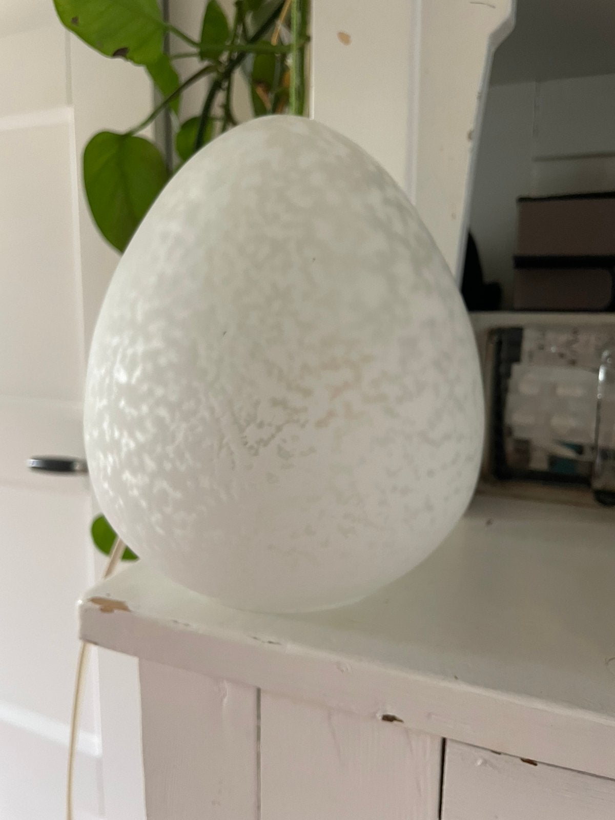 "Egg" lampje -tafellamp, Huis en Inrichting, Ophalen of Verzenden, Zo goed als nieuw, Glas, Scandinavisch