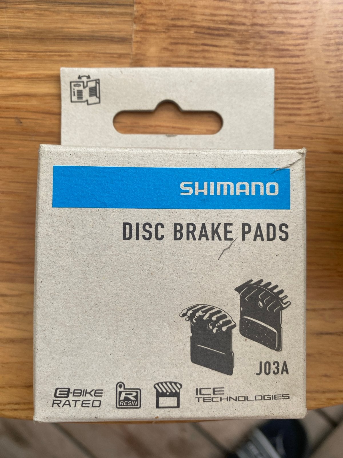 Shimano J03A Disc Remblokken - Resin, E-Bike Rated, Elektrische fiets, Remmen, Ophalen of Verzenden, Nieuw