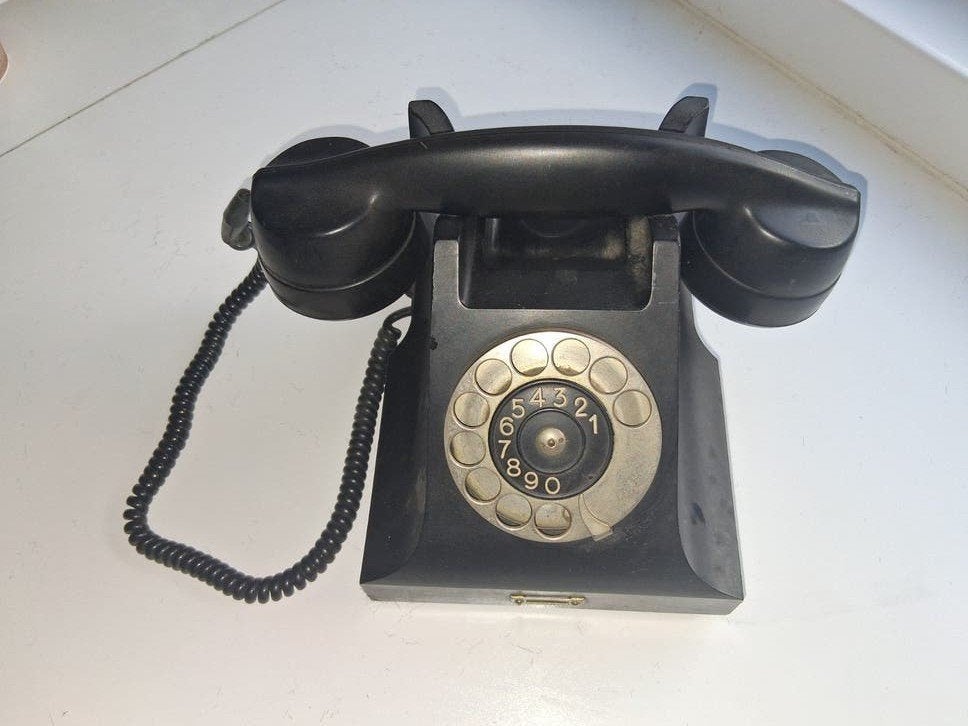 Vintage Telefoon Ericsson Bakeliet Jaren 40/50, Antiek en Kunst, Ophalen of Verzenden