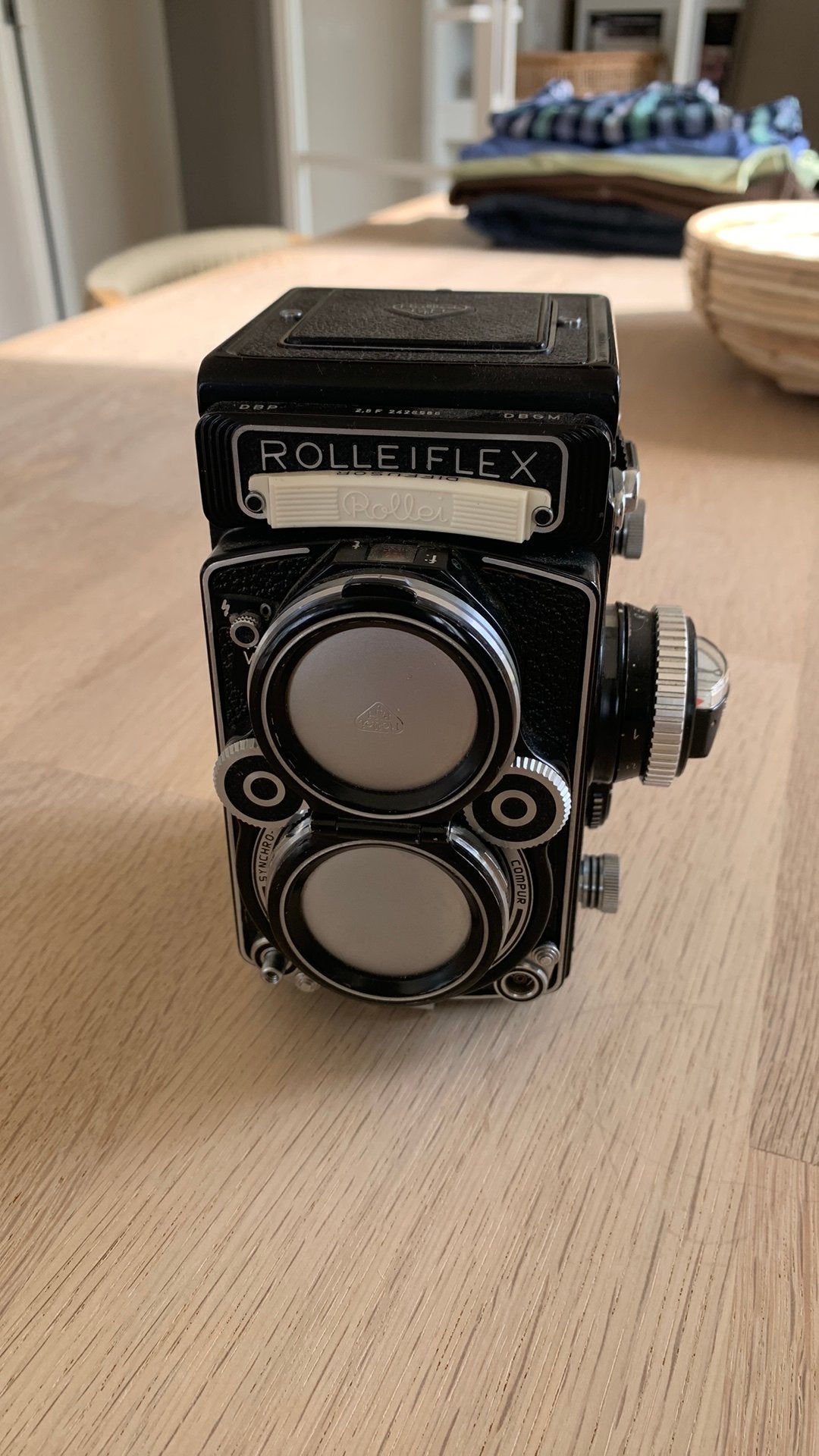 Rolleiflex 2.8 F TLR Camera met Gossen Lichtmeter, Ophalen, Gebruikt, Spiegelreflex, Overige Merken
