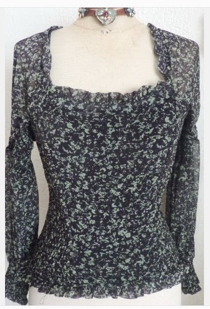 Mooie top van Nikkie met leuk design, Maat 38/40 (M), Ophalen of Verzenden, Zo goed als nieuw, Lange mouw