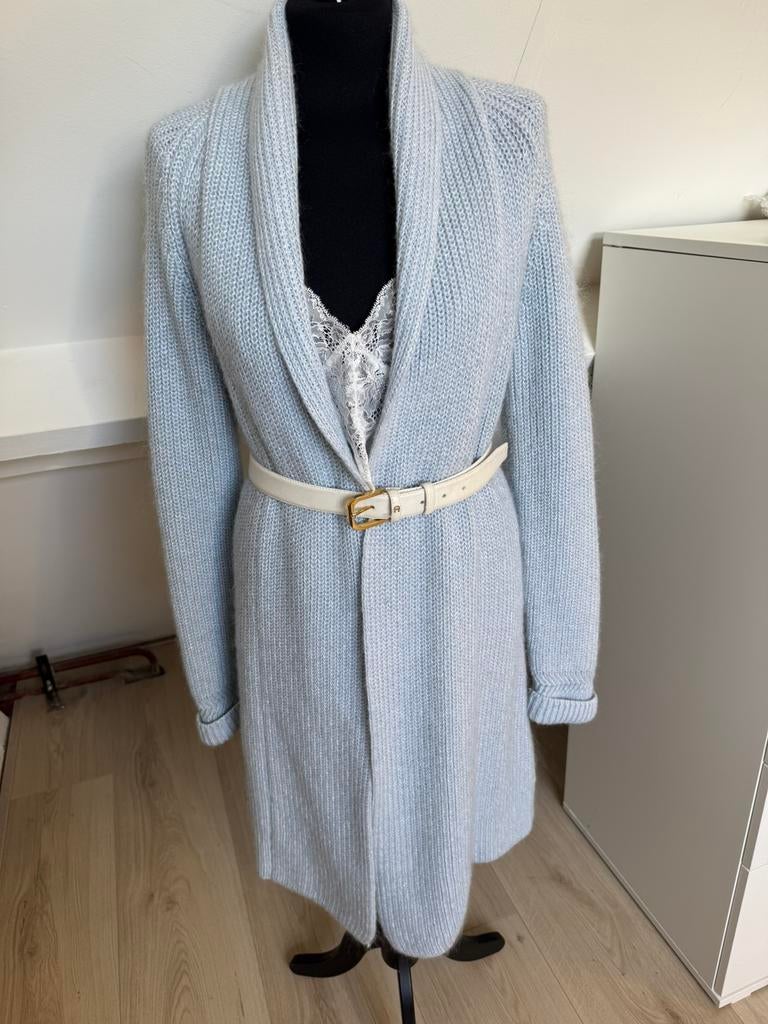 Vanilia mohair vest 38, Kleding | Dames, Ophalen of Verzenden, Zo goed als nieuw, Maat 38/40 (M), Blauw