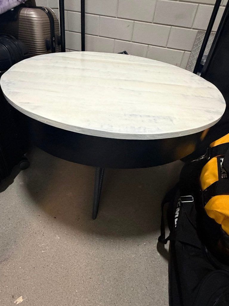 Salontafel, Ophalen, 50 tot 100 cm, Rond, 50 tot 100 cm