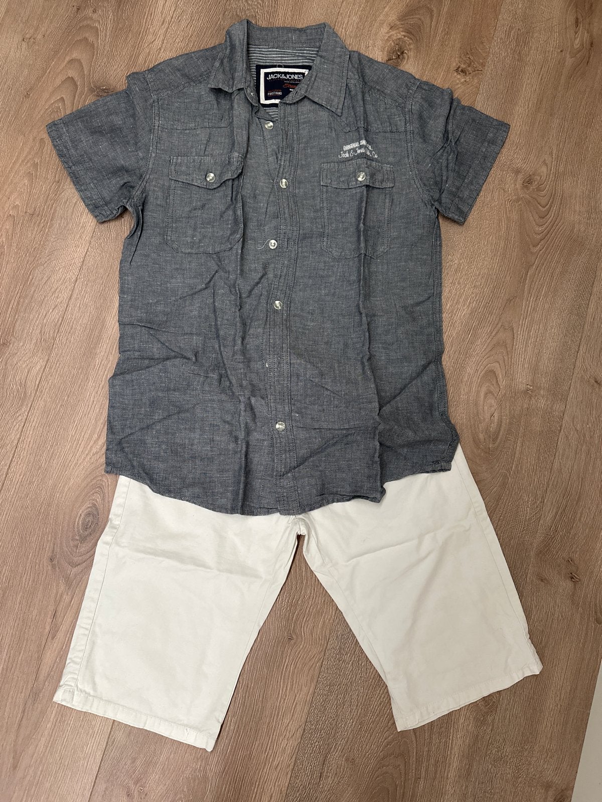 Jack & Jones overhemd en Zara korte broek set, Ophalen of Verzenden, Gebruikt, Jongen