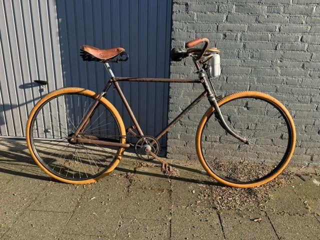 NSU Chrom duitse herenfiets 30er jaren 28'', Terugtraprem, Gebruikt, 53 tot 57 cm, Ophalen