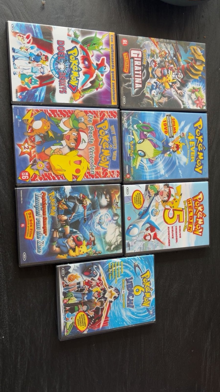 Pokémon DVD Collectie: Films 3, 4, 5, 6, 9 en De Beste Vrien, Gebruikt, Animatie, Verzamelbox, Alle leeftijden
