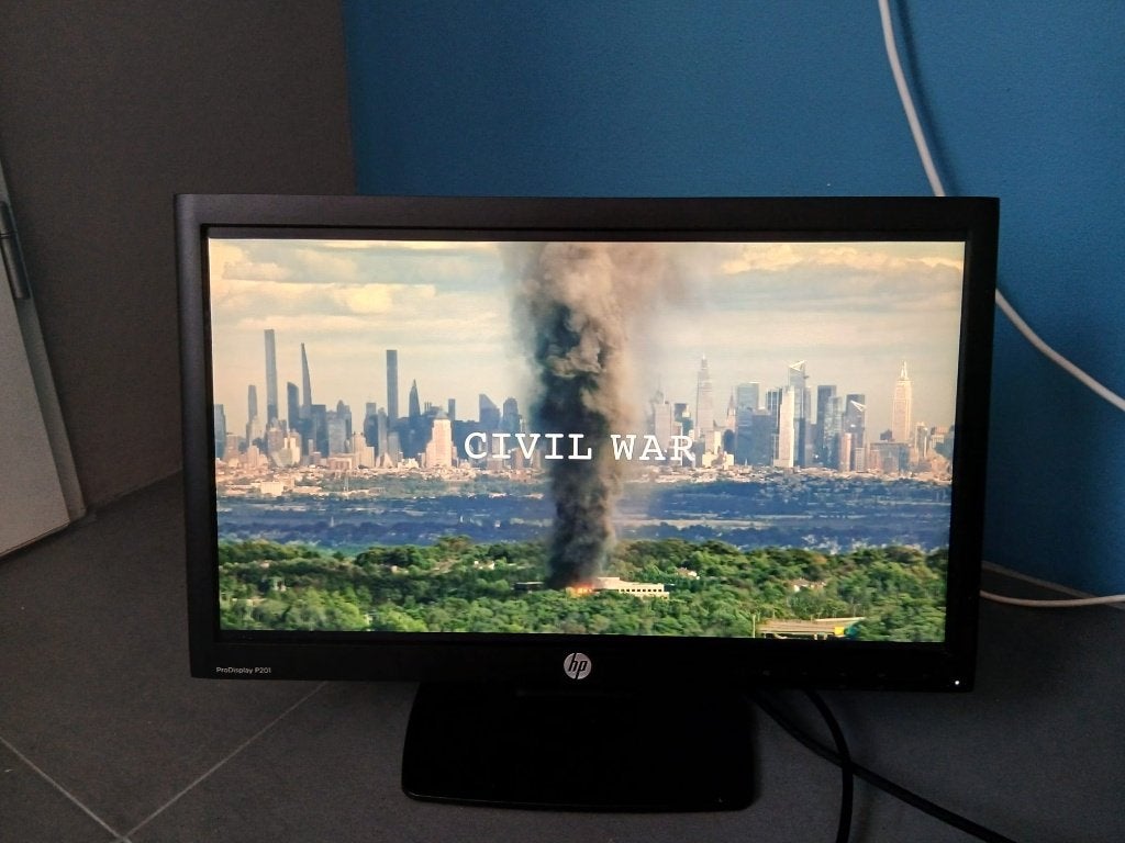 20" HP monitor werkend, goede staat, Computers en Software, Ophalen, Hp, Gebruikt, Overige resoluties