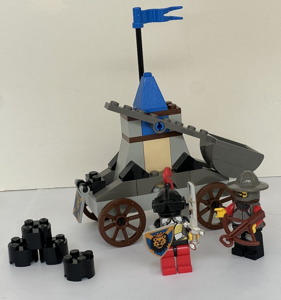 3x Lego 4816 Knights' Catapult / Knights' Kingdom I, Gebruikt, Lego, Ophalen of Verzenden, Compleet