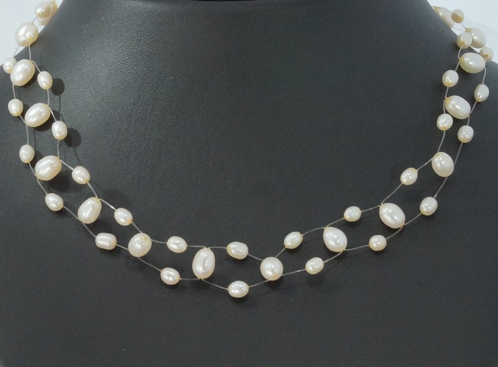 Parel vintage 18k gouden ketting choker slot dames uniek, Ophalen of Verzenden, Goud, Ketting, Met edelsteen