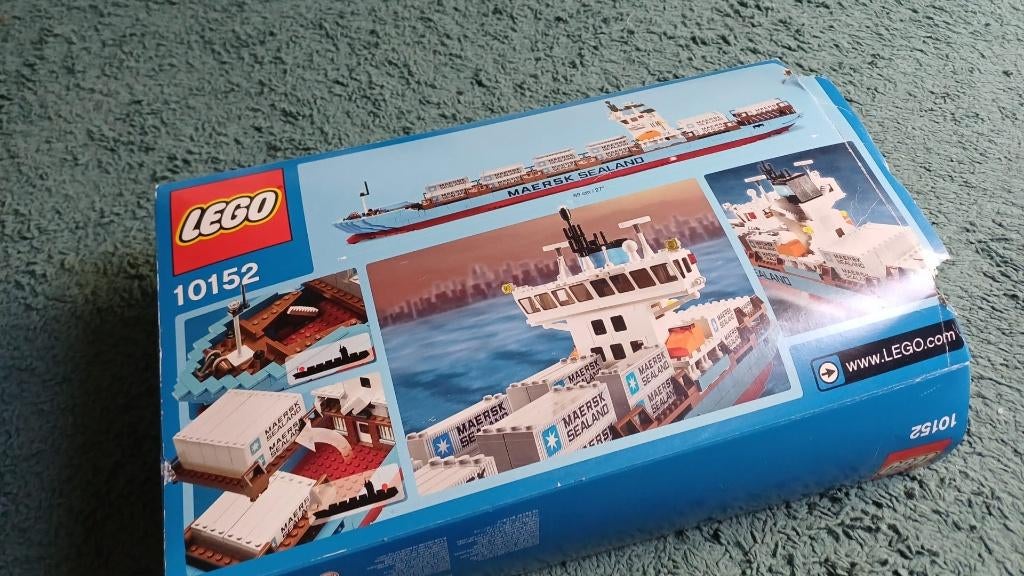 LEGO Maersk Line containerschip doos leeg, Ophalen, Gebruikt, Overige thema's, Lego