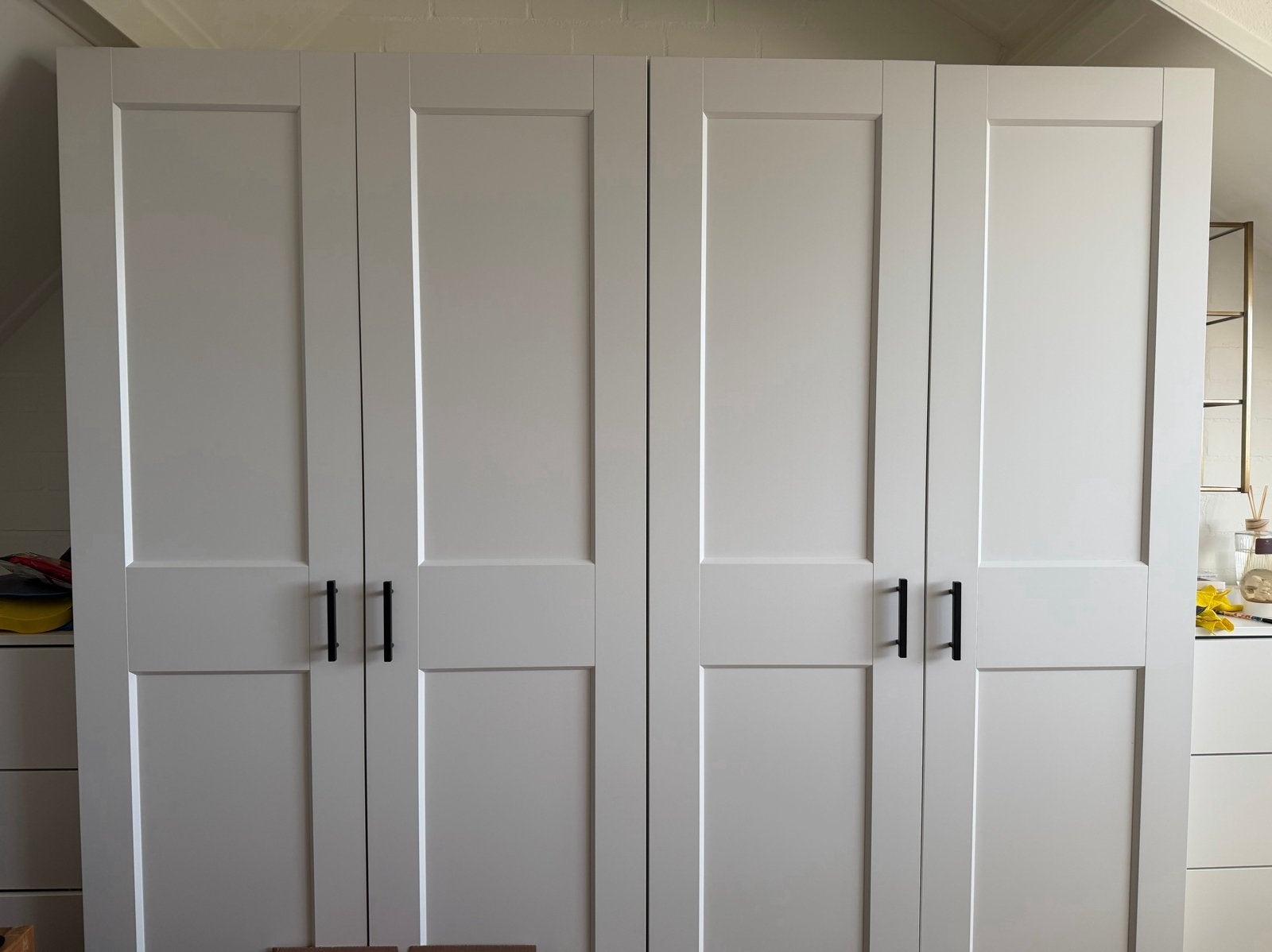 IKEA PAX Kledingkast mat wit 200x58x236, Ophalen, Overige materialen, Gebruikt, 200 cm of meer