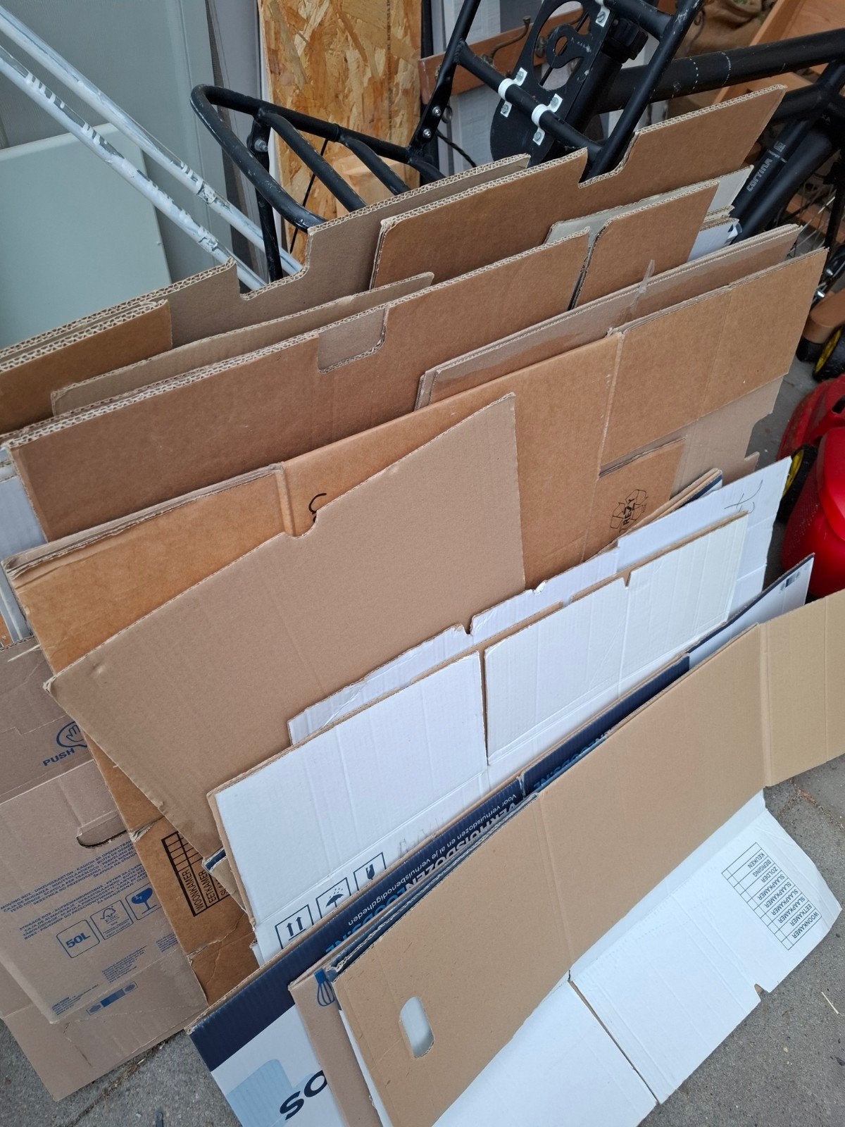 verhuisdozen, Ophalen, 50 tot 75 cm, Minder dan 40 cm, 35 tot 50 cm