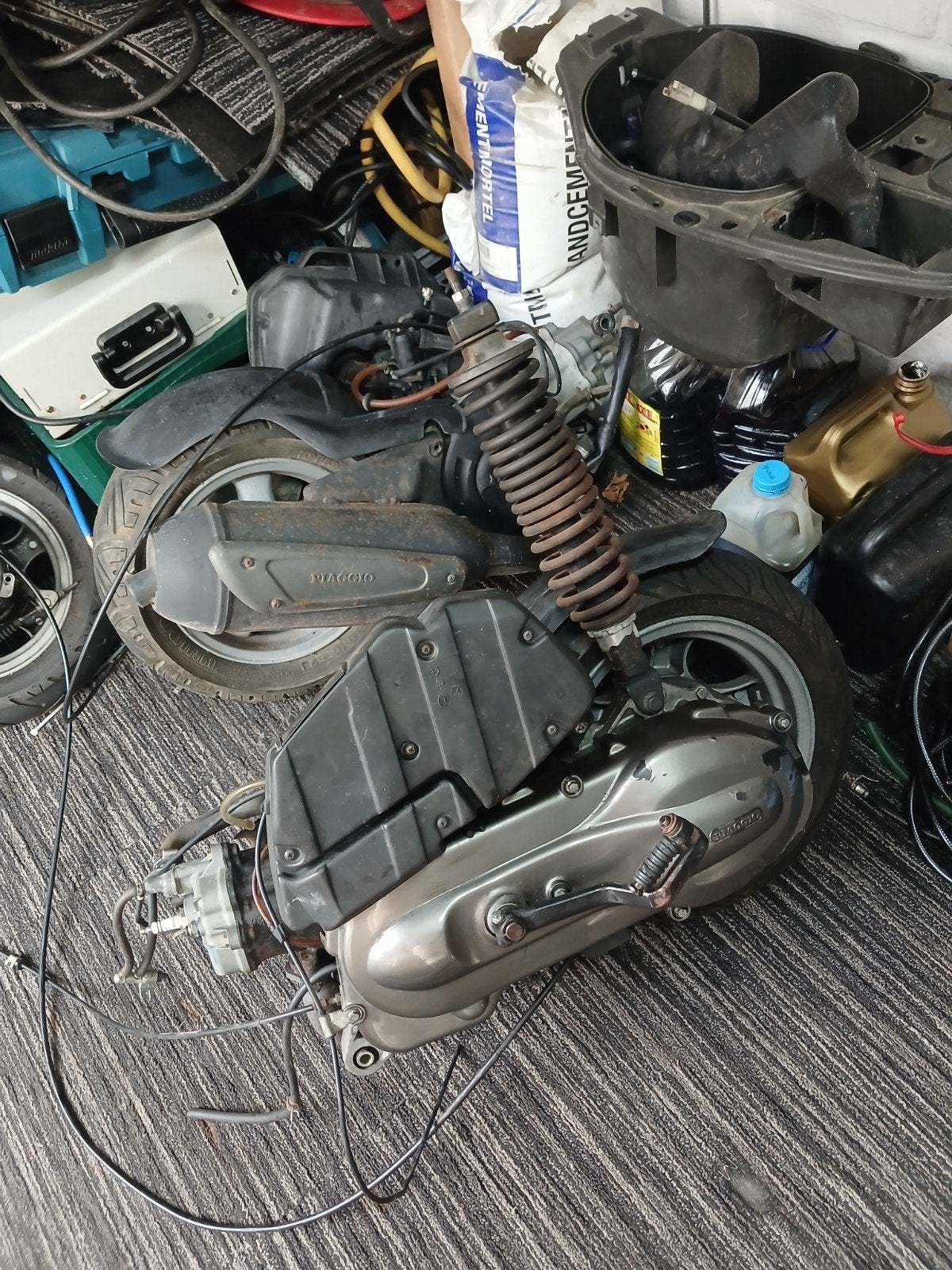 piaggio hexagon 150cc 2t plug and play, Ophalen, Zo goed als nieuw, Blok, Piaggio