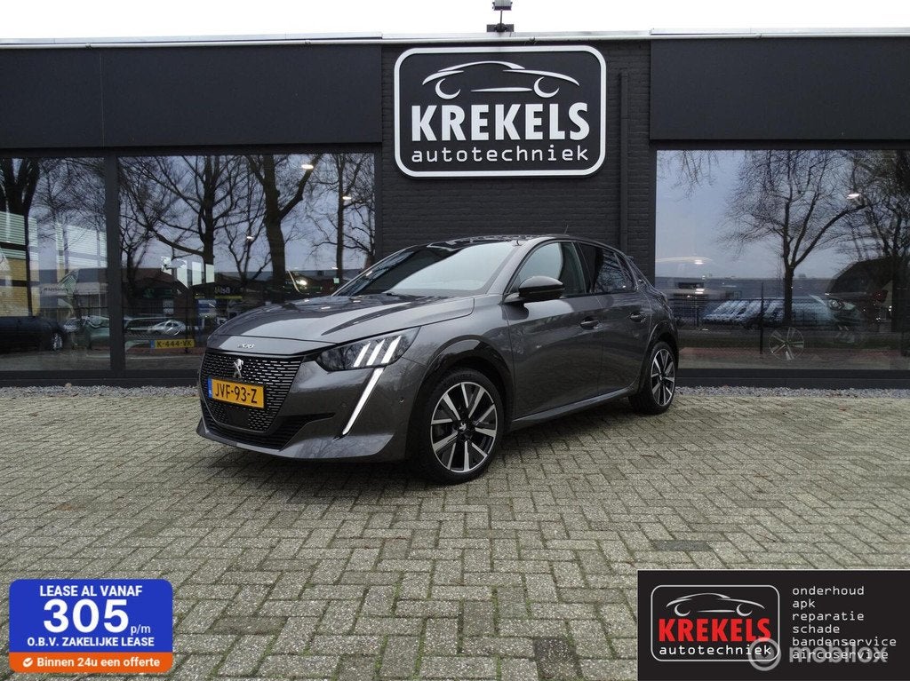 Peugeot 208 1.2 PureTech GT | Camera | Carplay, Auto's, Peugeot, Gebruikt, Leder en Stof, 19 km/l, 3 cilinders