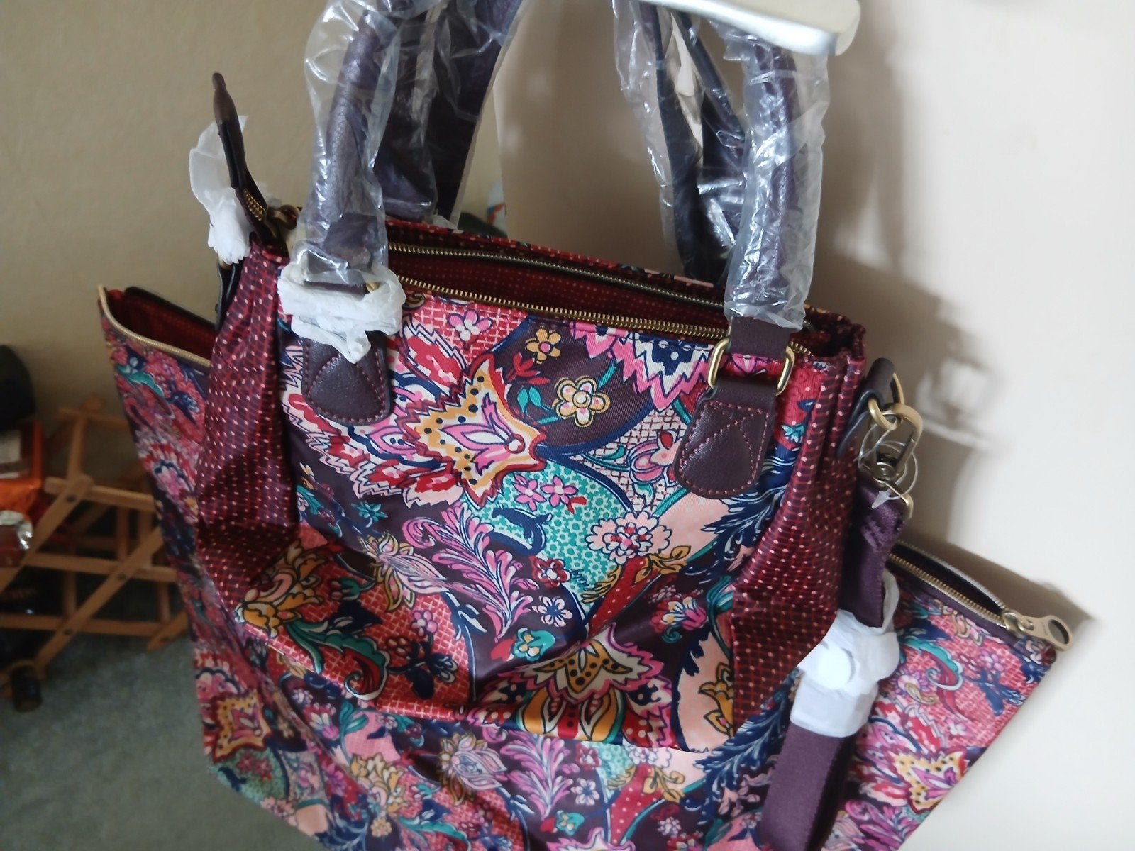 2 oilily tassen, red burgundy, nieuw, Sieraden, Tassen en Uiterlijk, Tassen | Damestassen, Ophalen of Verzenden, Nieuw, Rood, Shopper