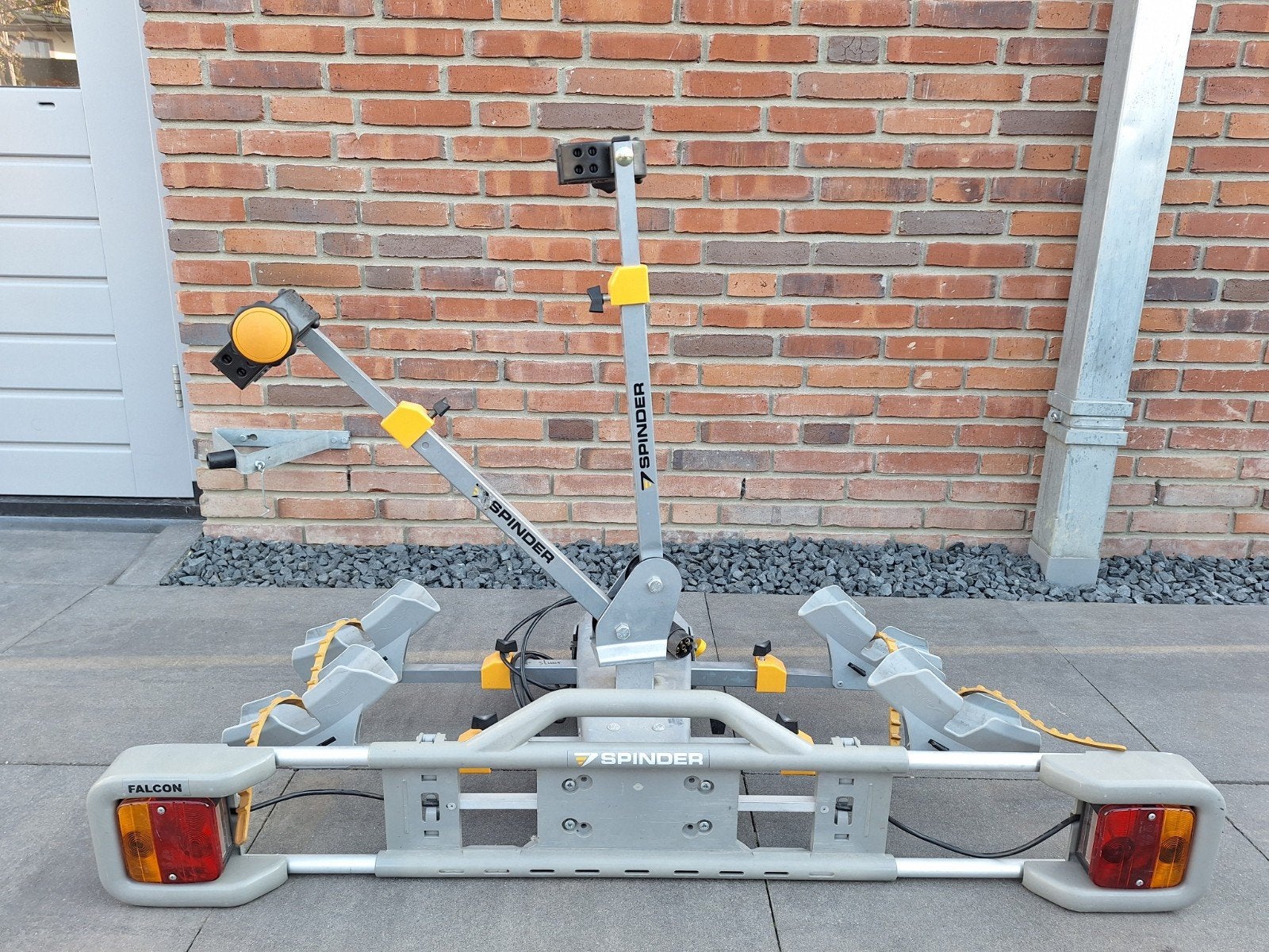 Spinder Falcon rc-2-f fietsendrager, Auto diversen, Fietsendragers, Ophalen of Verzenden, Gebruikt, Trekhaakdrager