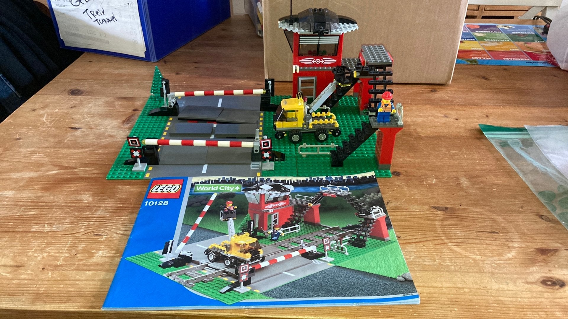 Lego 10128 Trein Spoorwegovergang, Lego, Ophalen of Verzenden, Inclusief instructies, Complete set