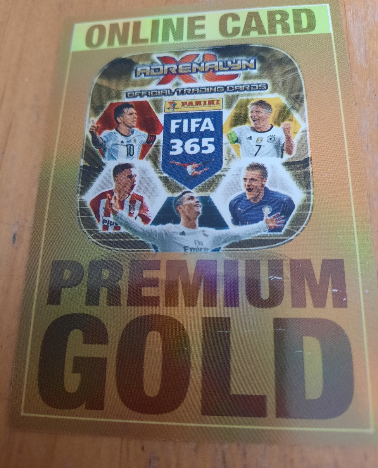 FIFA 365 Adrenalyn XL Online Card Premium Gold, Ophalen of Verzenden, Zo goed als nieuw, Buitenlandse clubs, Spelerskaart
