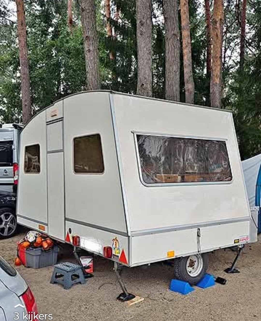 Rapido Confort klapcaravan, Ophalen