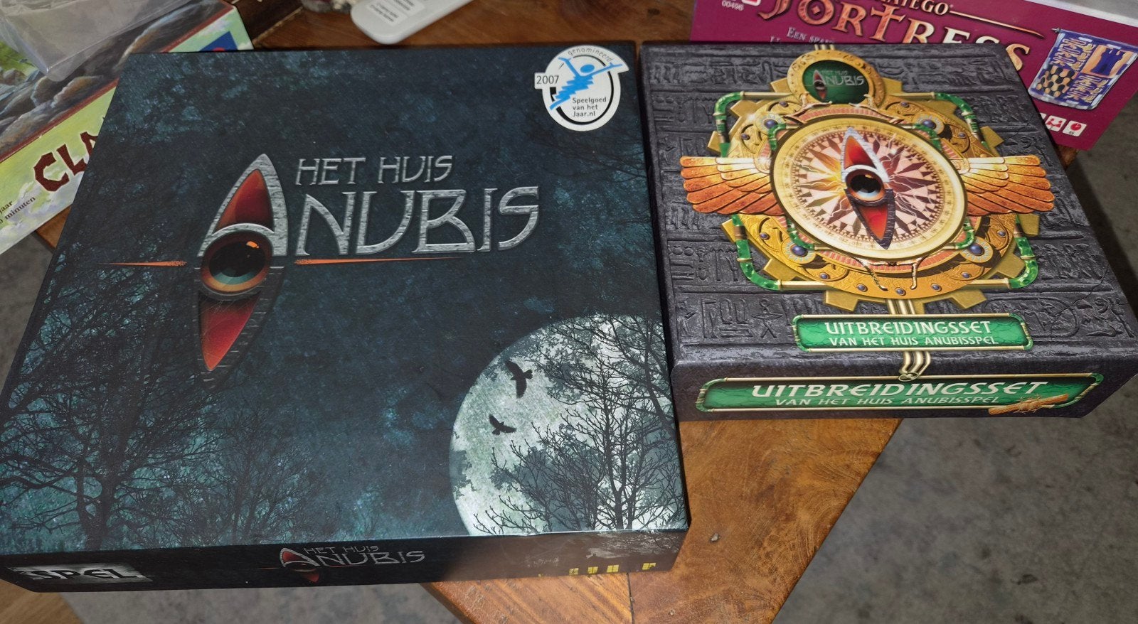 Het Huis Anubis Bordspel met Uitbreidingsset - Compleet, Ophalen, Gebruikt, Studio 100
