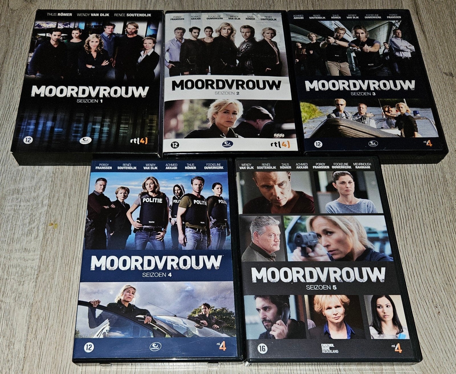 Moordvrouw Seizoen 1-5 (15 DVDs ), Vanaf 16 jaar, Nederlands, Zo goed als nieuw, Detective en Krimi