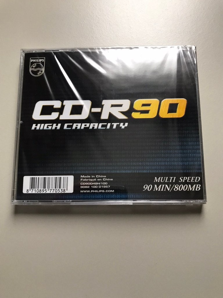 Philips CD-R90 High Capacity 90 min/800MB CD-R, Ophalen of Verzenden, Nieuw, Cd, Philips