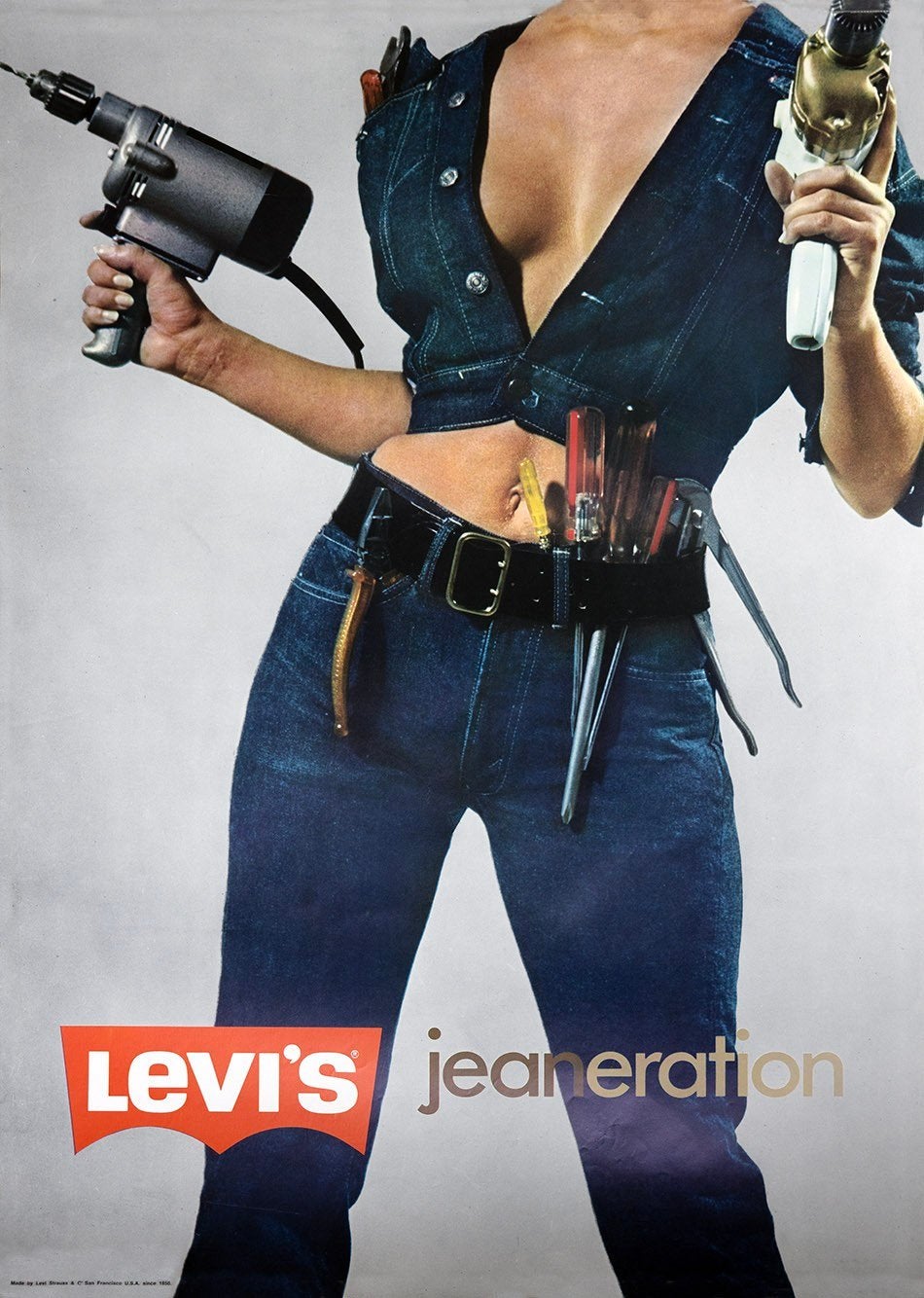 Vintage Levi's Jeaneration posters GAAF!, Ophalen of Verzenden, Zo goed als nieuw
