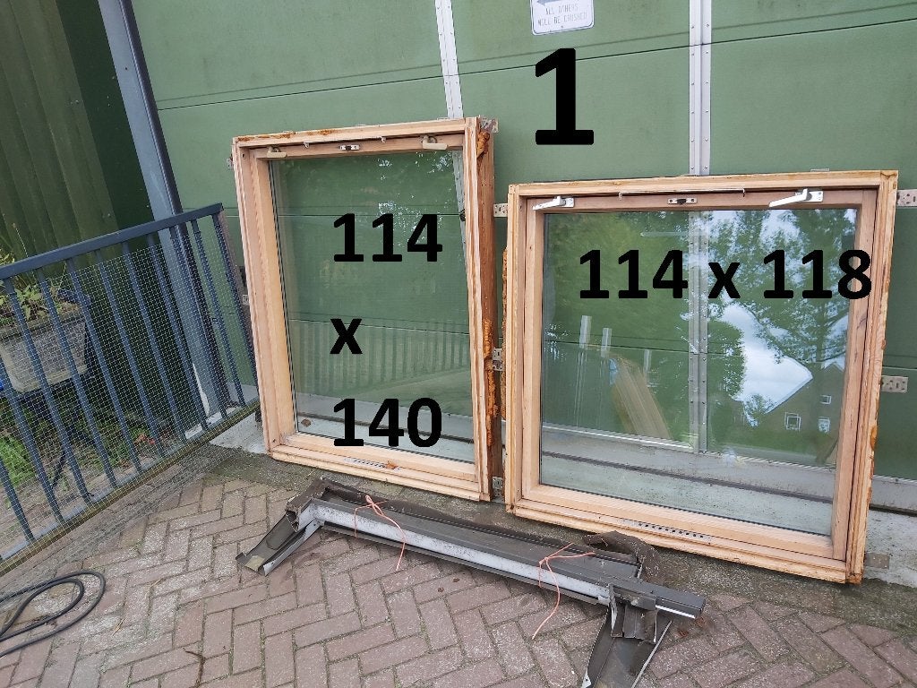 verschillende gebruikte ramen Velux dakraam Fakro Dakramen, Ophalen, Gebruikt, Minder dan 80 cm, 80 tot 120 cm