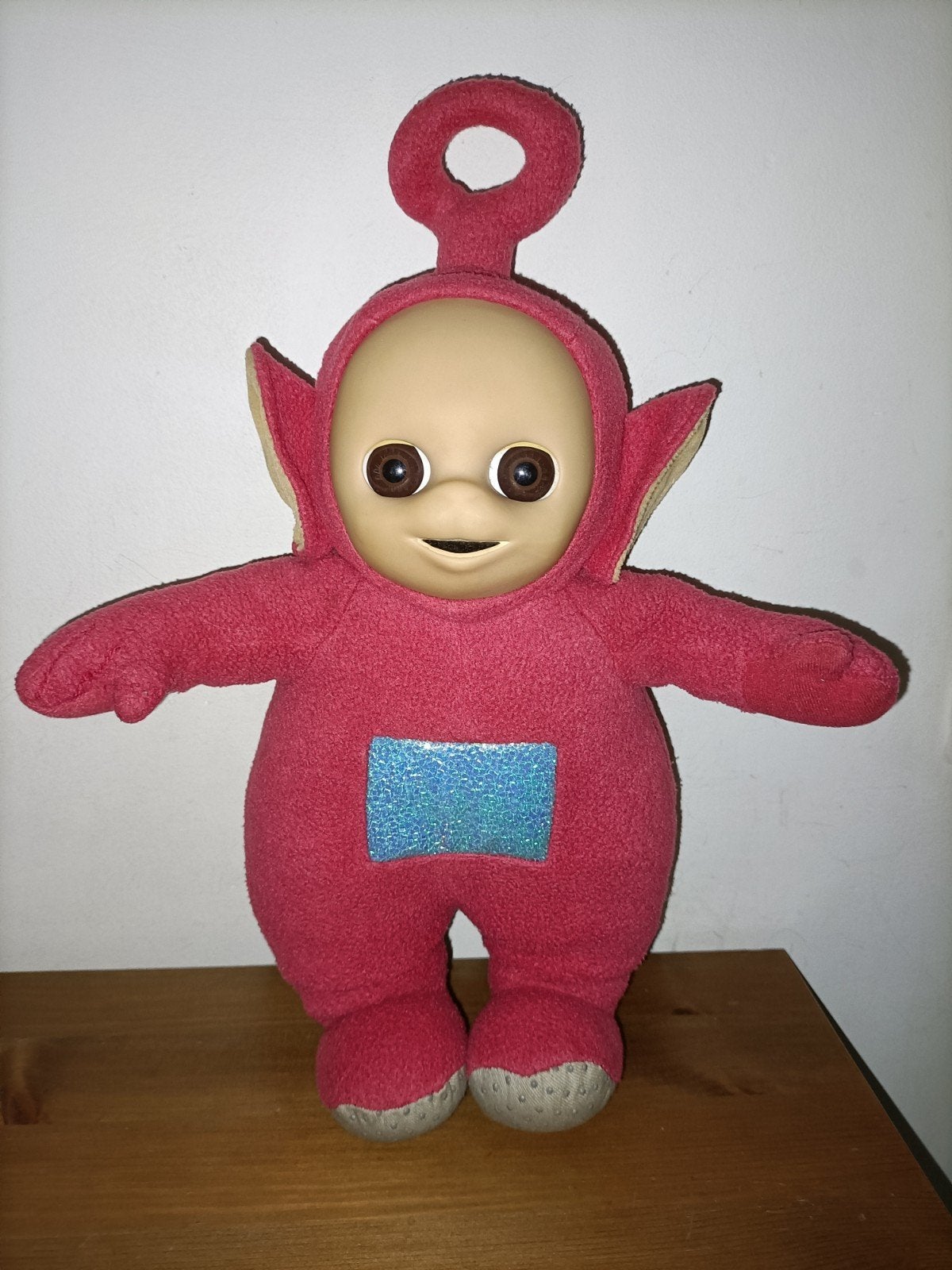 Teletubbies Po knuffel met geluidjes en slaapogen 36 cm, Ophalen of Verzenden, Zo goed als nieuw, Overige typen