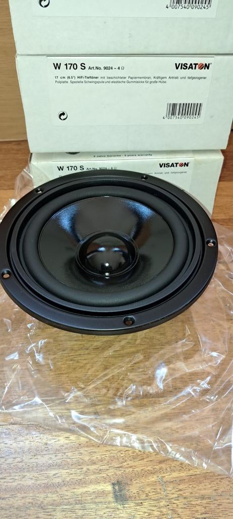 Visaton W 170 S 4 Ohm luidspreker, Audio, Tv en Foto, Ophalen of Verzenden