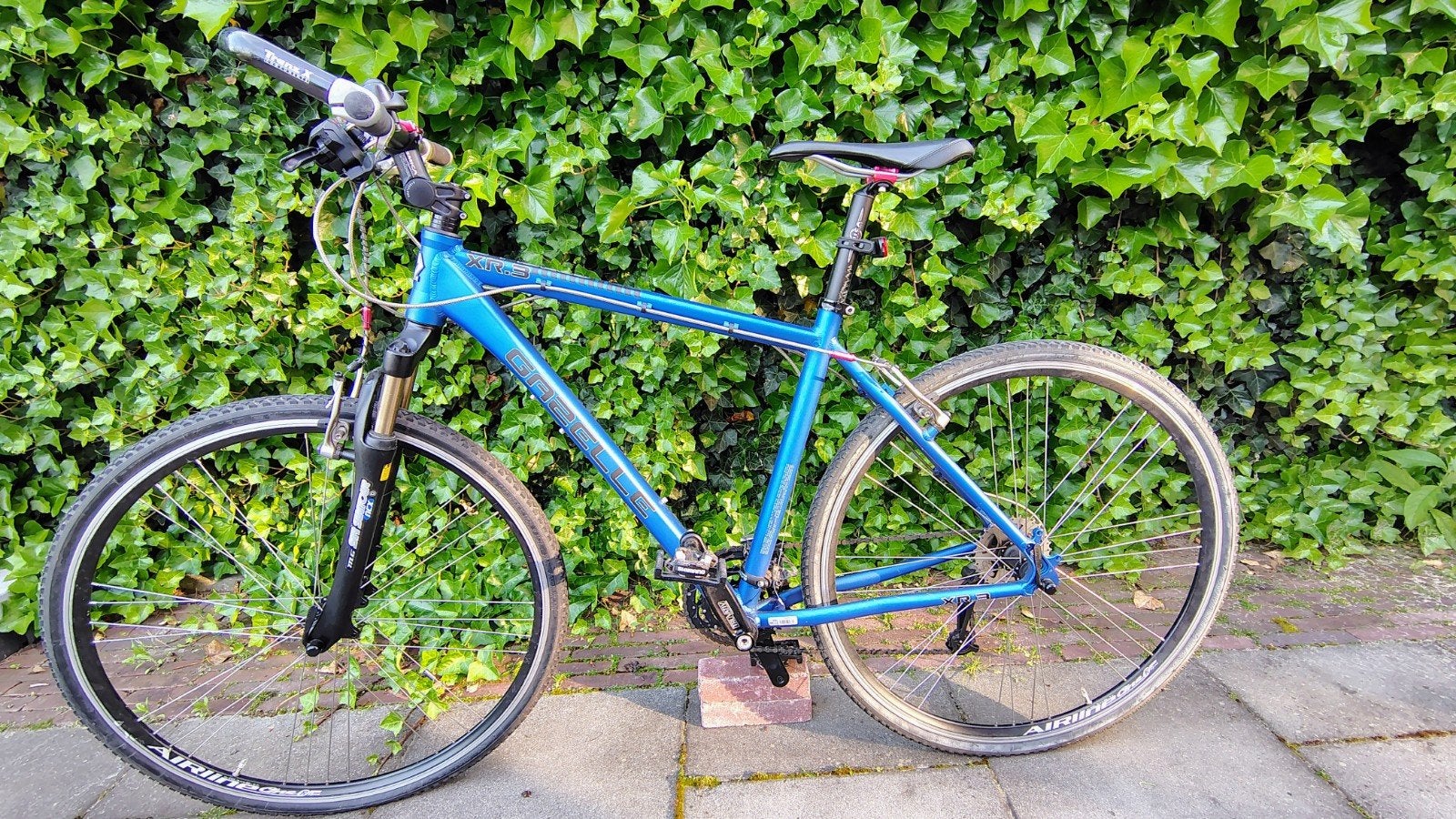 Gazelle XR.3 Hybride Fiets - Blauw, Shimano Deore, Ophalen, Gebruikt, 49 tot 53 cm, Meer dan 20 versnellingen