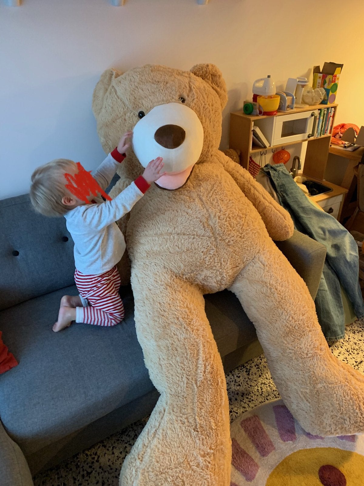 Hele grote teddybeer, Ophalen, Zo goed als nieuw, Overige typen