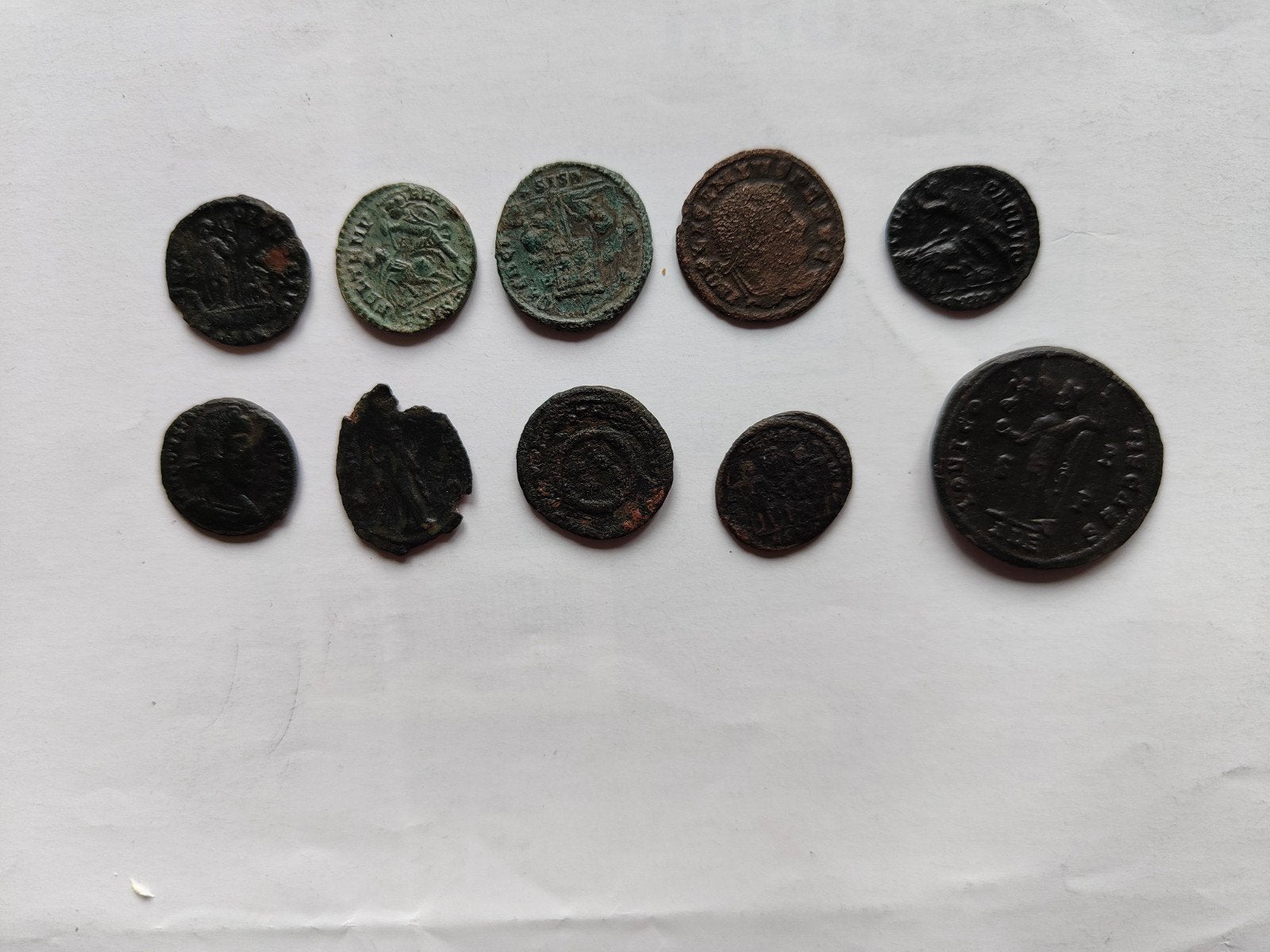 Lot Romeinse munten (10), Ophalen of Verzenden, Italië, Losse munt