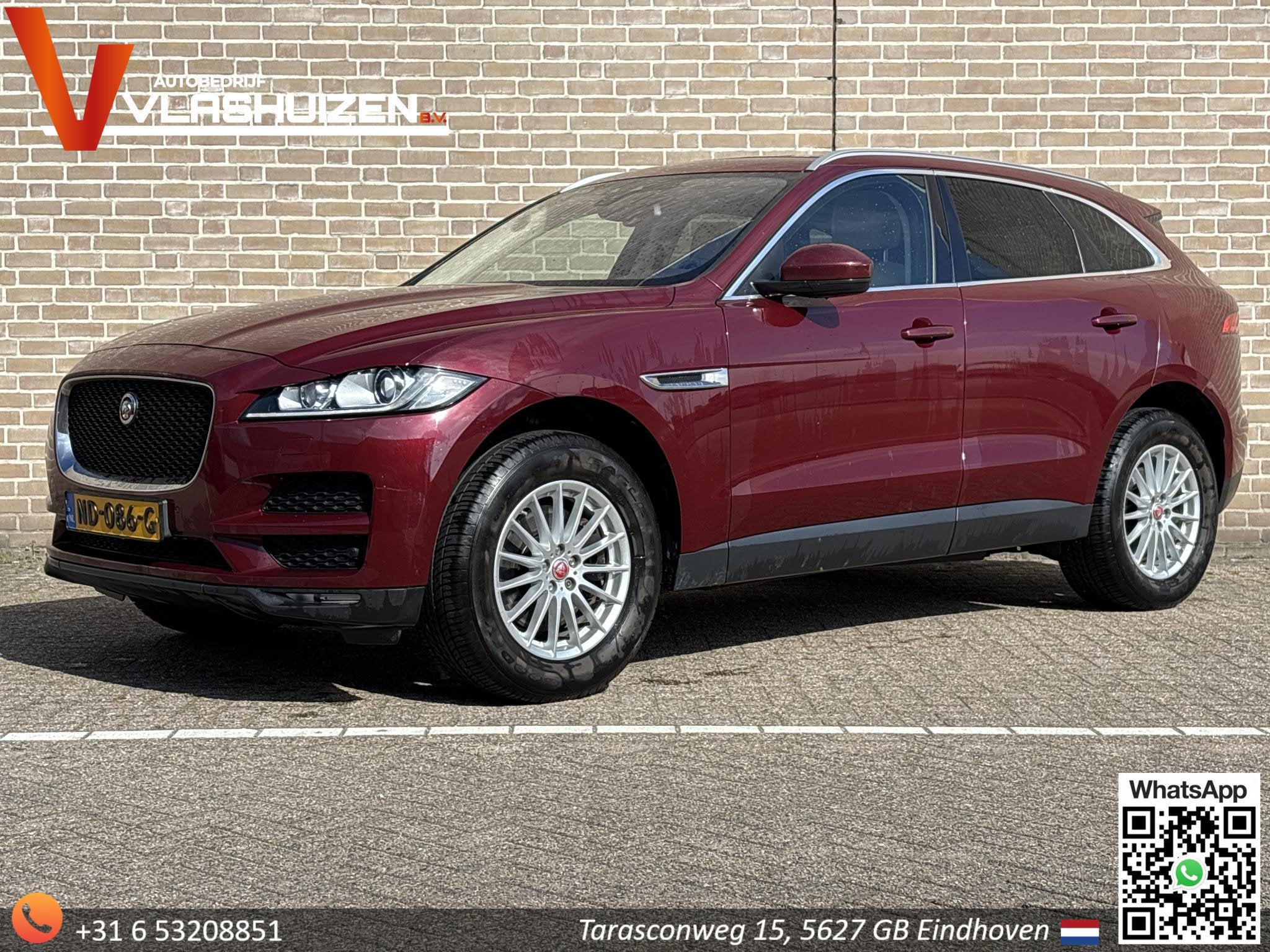 Jaguar F-PACE 3.0 S AWD 30d | Automaat | Pano | Leder | Virt, Auto's, Jaguar, Automaat, Gebruikt, Euro 6, 2993 cc