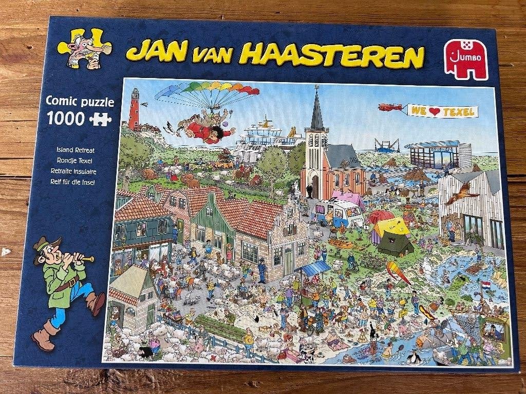 Jan van Haasteren puzzel, 1000 stukjes, Ophalen, 500 t/m 1500 stukjes, Zo goed als nieuw, Legpuzzel