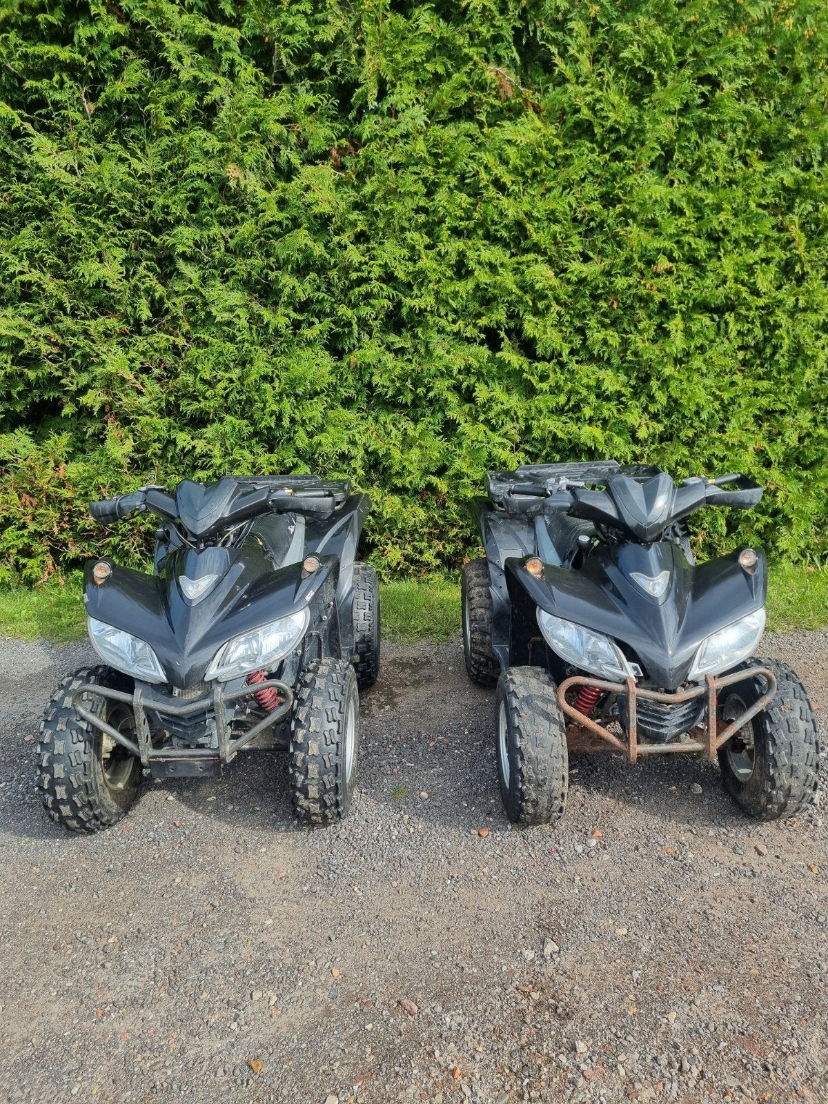 2x sym trackrunner 200, Motoren, Ophalen