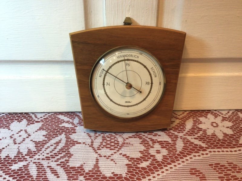 Vintage barometer, Ophalen of Verzenden