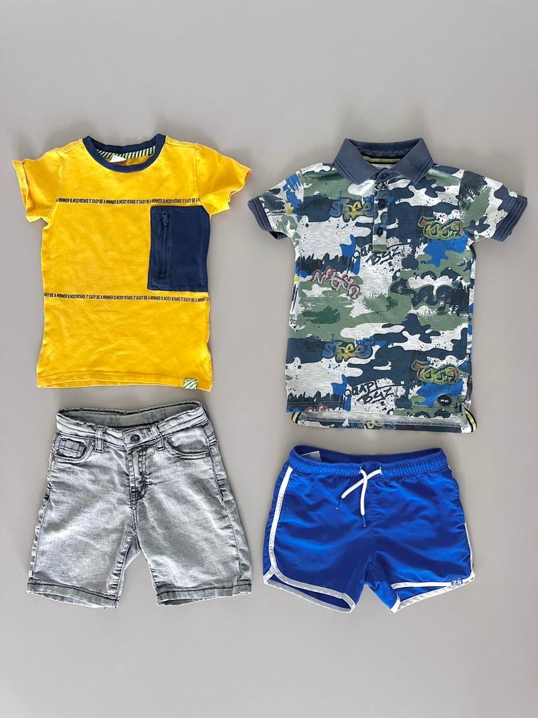 Zomerjongen Z8 Bnosy shirt t-shirt korte broek short 110/116, Ophalen of Verzenden, Gebruikt, Jongen