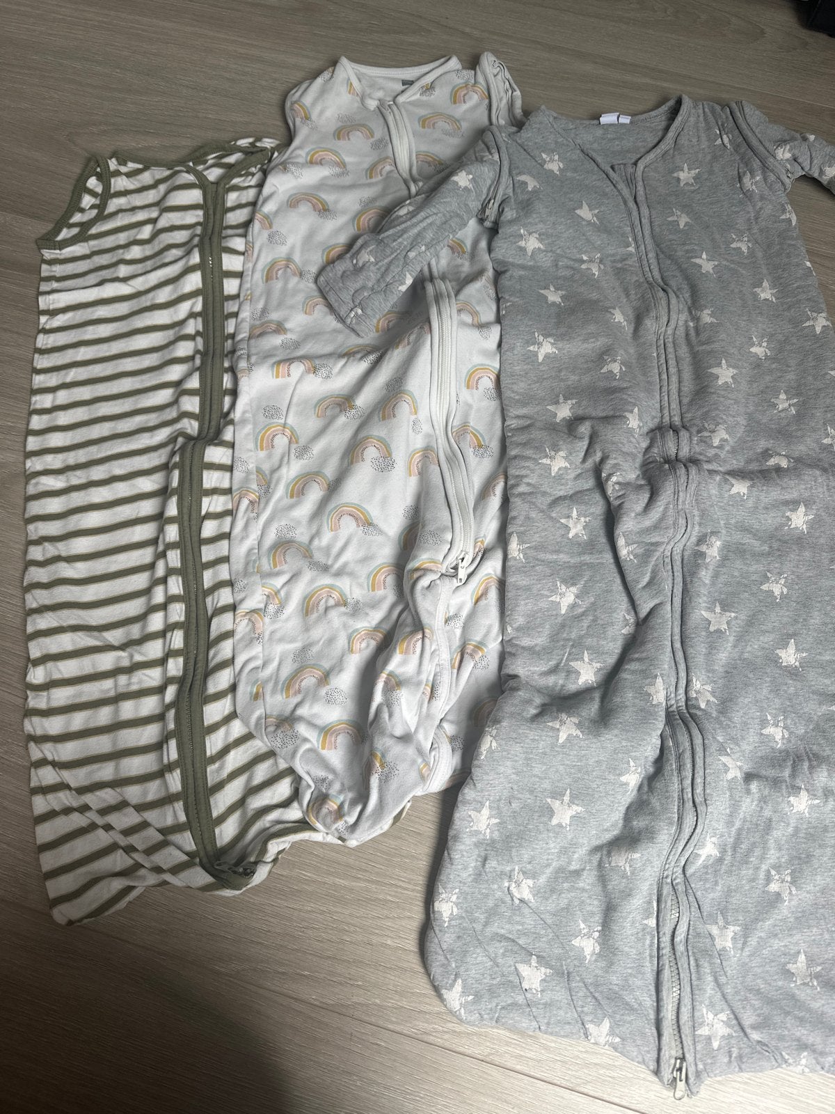 3-pack babyslaapzakken: streep, regenboog, sterren, Ophalen of Verzenden, Gebruikt, Slaapzak