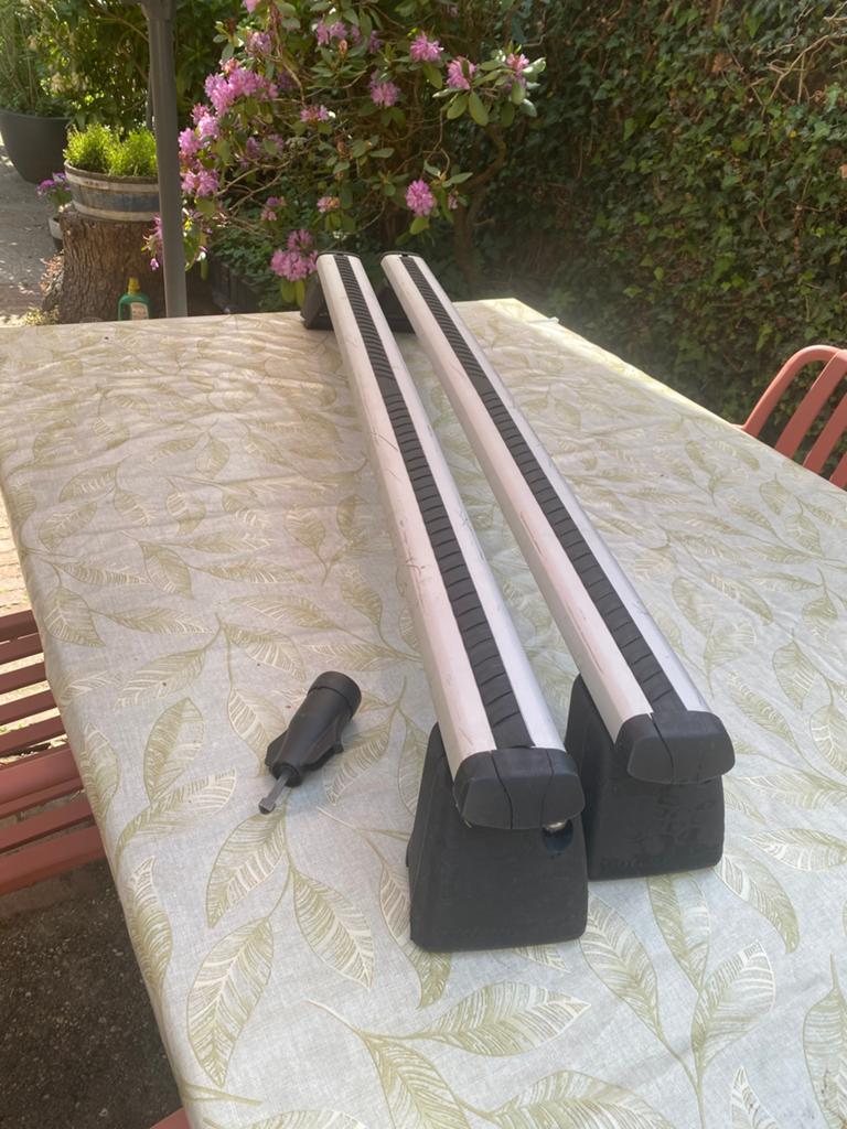 Orginele Volvo dakdragers voor XC-60, 2010-2017, Auto diversen, Dakdragers, Ophalen, Gebruikt
