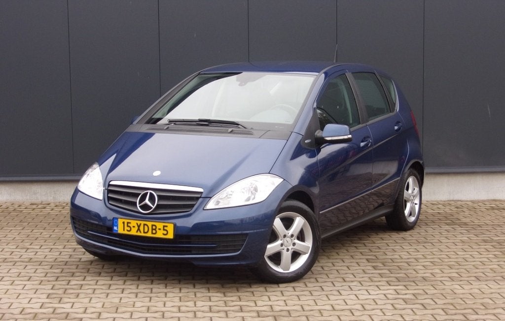 Mercedes-Benz A-Klasse 160 BlueEFF | 70.750 km | NA.P | Hoge, Auto's, Mercedes-Benz, Voorwielaandrijving, Euro 5, Blauw, 49 €/maand