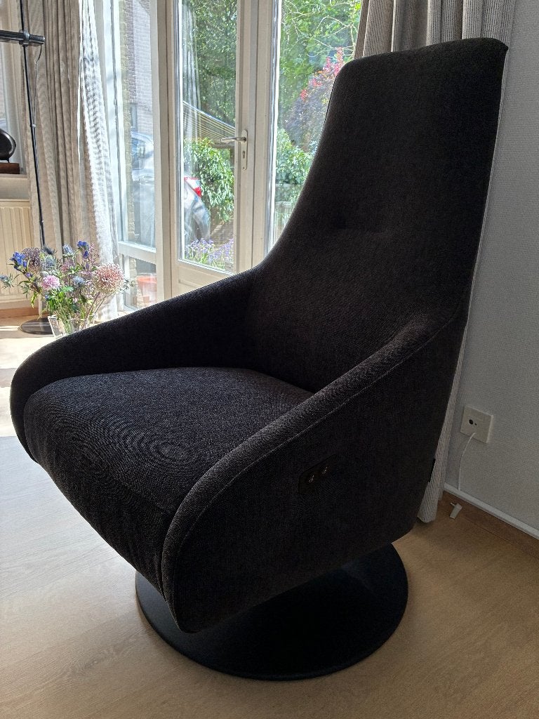 Prominent Sta-op fauteuil A-100 graphite 66 in nieuwe staat, Ophalen, Modern design, Minder dan 75 cm, Nieuw