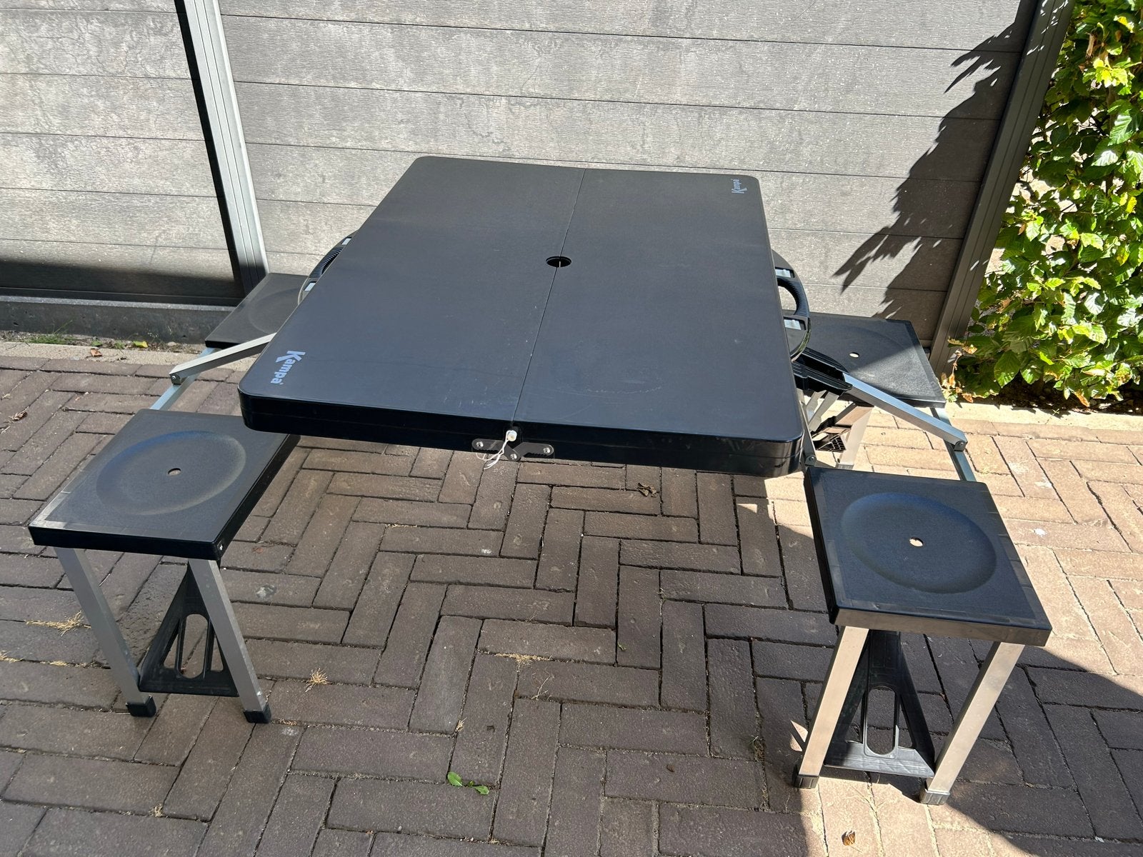 Kampa opvouwbare campingtafel met 4 krukjes, Ophalen, Gebruikt, Campingtafel