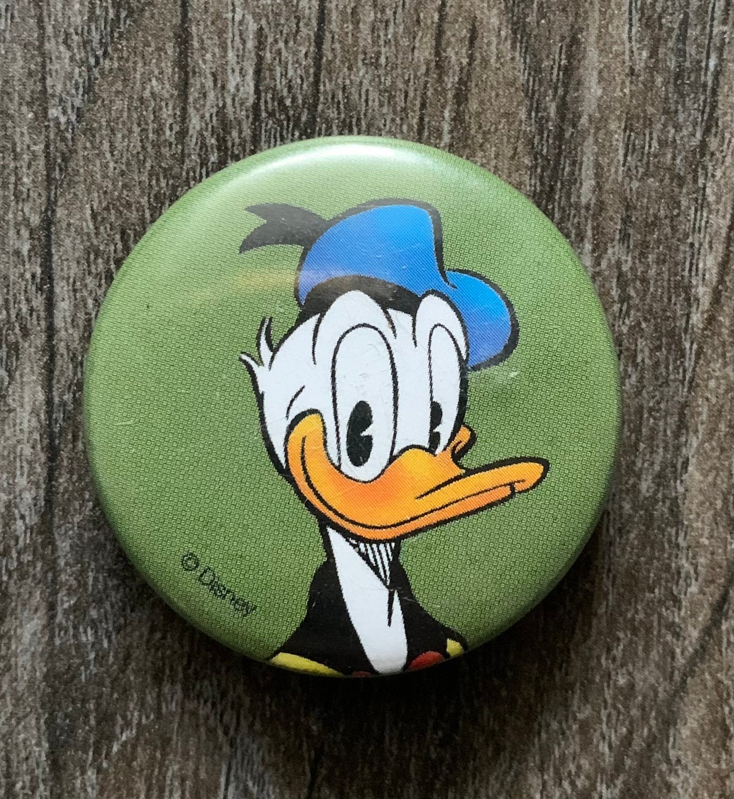 Donald Duck Button, Verzamelen, Disney, Ophalen of Verzenden, Donald Duck