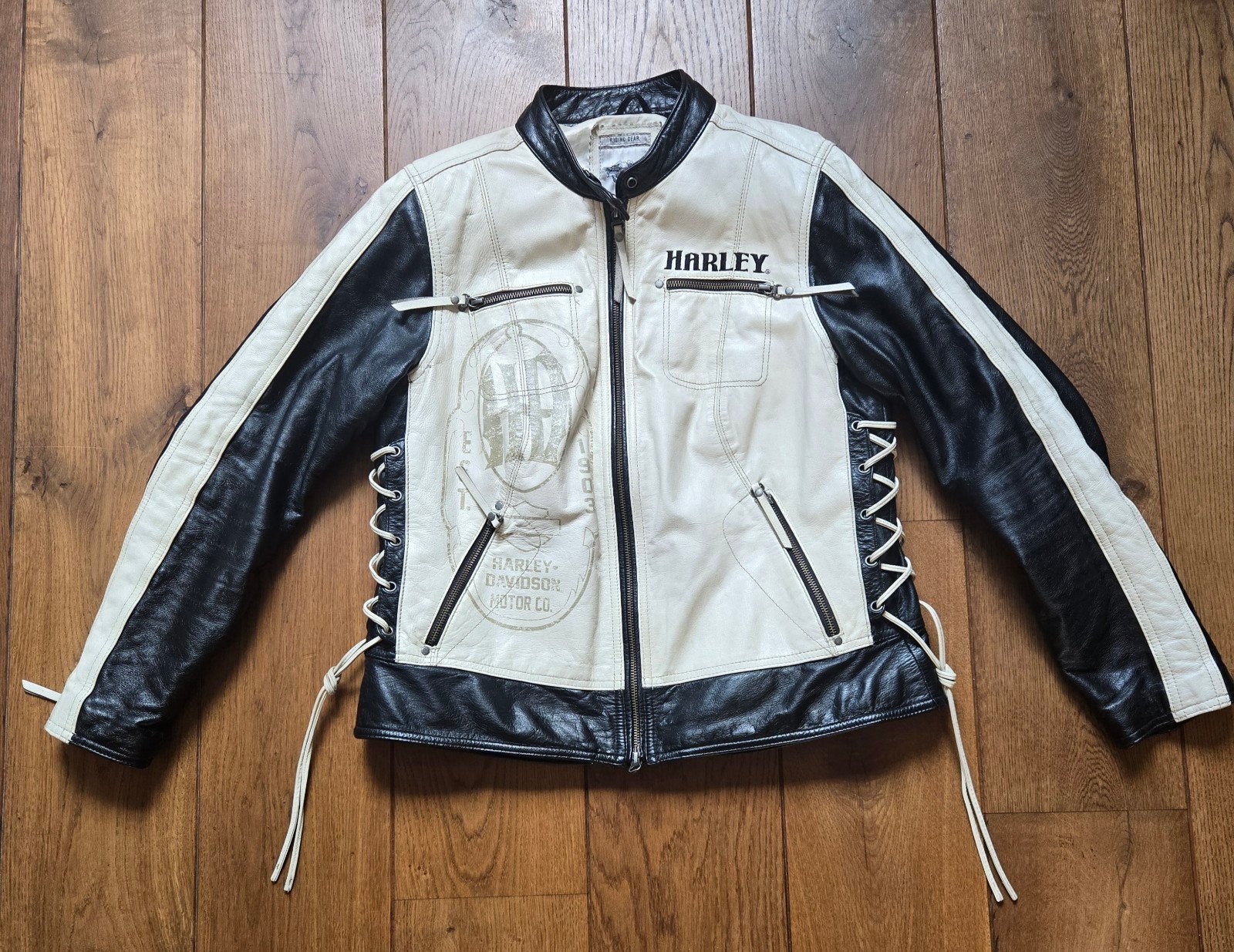 Harley Davidson motorjas maat L, Motoren, Kleding | Motorkleding, Jas | leer, Harley Davidson. Origineel., Ophalen of Verzenden