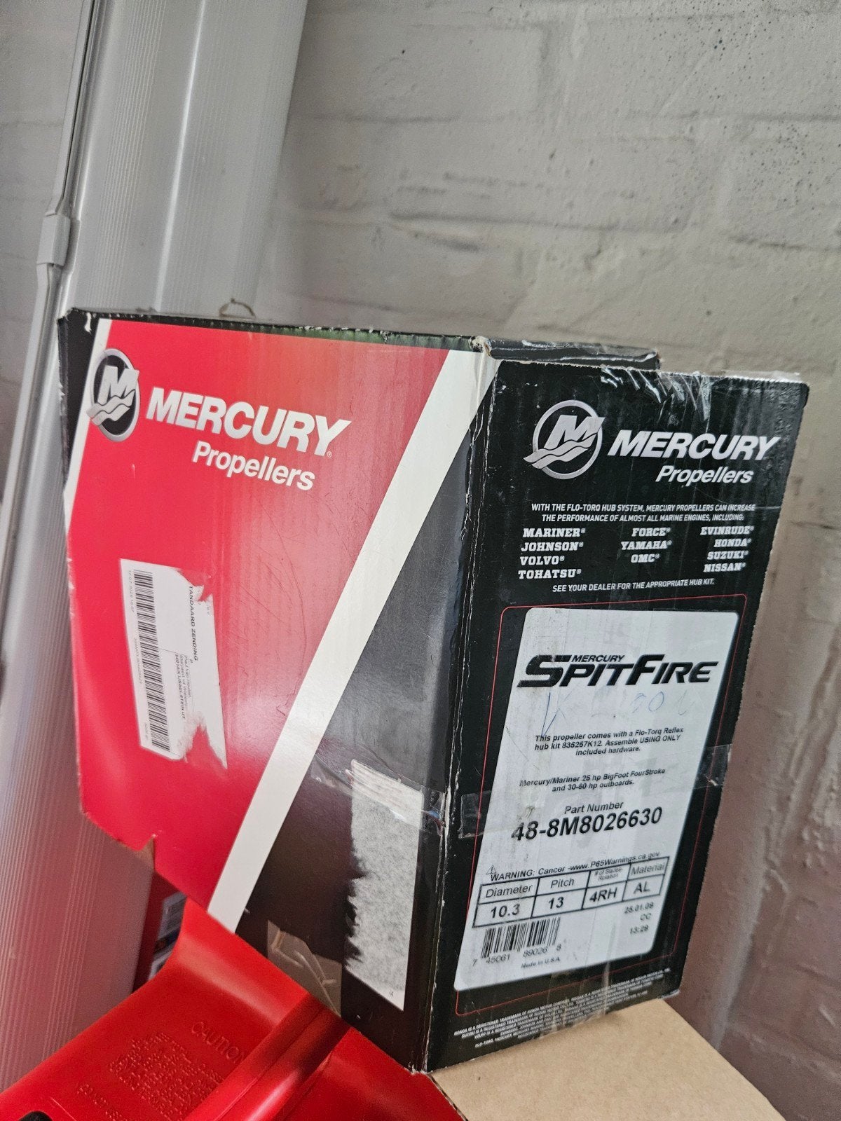 13p Mercury Spitfire Propeller(13splines), Watersport en Boten, Ophalen of Verzenden, Zo goed als nieuw, Motor en Techniek