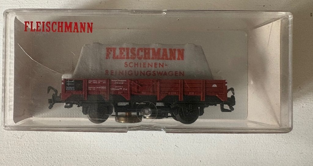 Fleischmann 5056 H0 Railreinigingswagen DB (1971), Gebruikt, Gelijkstroom, Fleischmann, Wagon